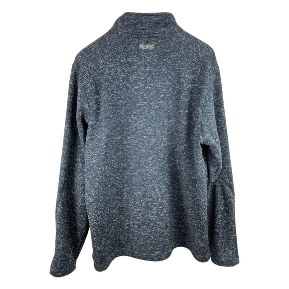 Redhead Brand Co Sweater Henley Pullover Mens Size Large Blue Fleece Lined - Picture 2 of 7